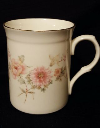 Crown Trent Fine Bone China Floral Cup Mug Staffordshire England
