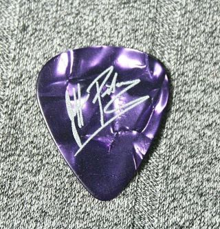 FOREIGNER // Jeff Pilson Tour Guitar Pick // Purple Pearloid // dokken dio T&N 2