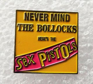 Sex Pistols Never Mind The Bollocks Enamel Pin Badge Sid Vicious Johnny Rotten