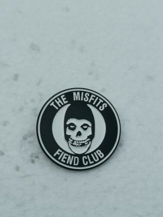 The Misfits Fiend Club Pin Badge Punk Rock Hardcore Danzig Samhain Gothic Goth