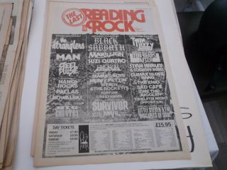 Reading Rock 1983 Stranglers,  Black Sabbath,  Thin Lizzy,  Marillion Sad Cafe