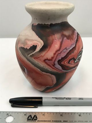 Indian River Nemadji Pottery Vase (Marked) 2