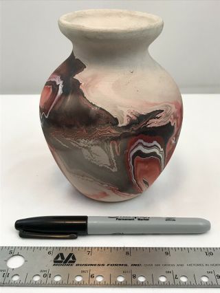 Indian River Nemadji Pottery Vase (Marked) 4