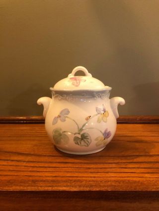 pfaltzgraff vienna floral sugar bowl with lid china 4