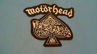Motorhead Ace Of Spades Iron On Patch Lemmy Heavy Metal Punk Rock Metallica