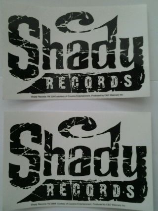 2x Shady Records Official Stickers.