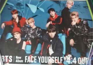 Bts: Face Yourself 2018 Taiwan Unfolded Promo Poster