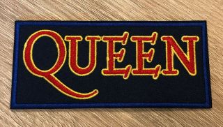 Queen Patch Rock Heavy Metal Embroidered Sew Iron On Bohemian Rhapsody 4.  25”