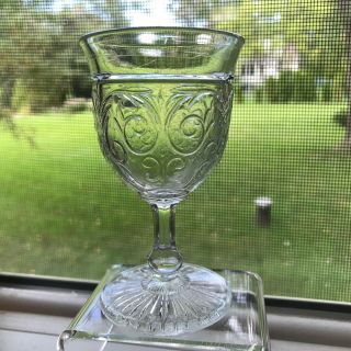Eapg Cambridge Curly Wine Cordial Glass 3 5/8 Inches Tall