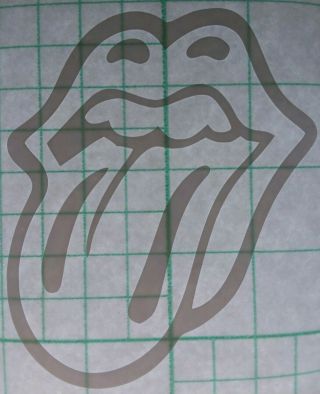 Rolling Stones Logo Vinyl Decal Sticker For Any Smooth Surface