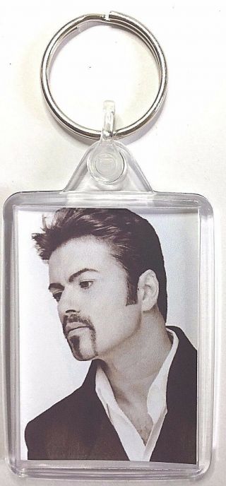 George Michael Iconic Music Poster Mini Fridge Magnet & Keyring 2 Father Figure