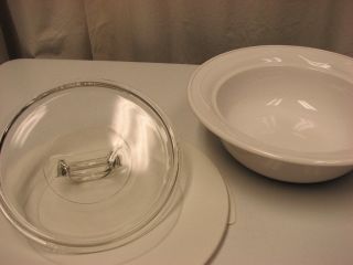 Corning Ware L - 21 Casual Elegance Round 1 1/4 Qt.  Serving Bowl With Lid & Seal 4
