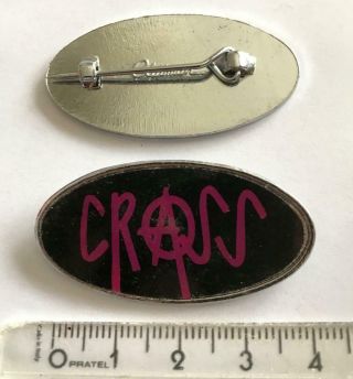 Punk : Crass Penny Rimbaud / Eve Libertine Pin Brooch From 1990s £0.  99 Post