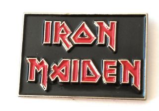 Iron Maiden Enamel Pin Badge Biker Heavy Metal Rock