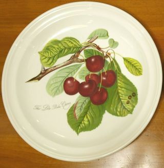Portmeirion Pomona 10.  5 " Fruit Dinner Plate The Late Duke Cherry Williams - Ellis