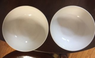 Lenox Classic White Fine Bone China 6 1/2 " Cereal Bowls 2