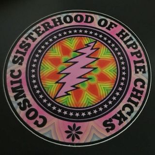 Cosmic Sisterhood Of Hippie Chicks Art Decal Grateful Dead And Company Sticker