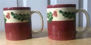 Gail Pittman Southern Living At Home " Siena " 4 Coffee Mugs