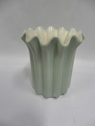 Vintage Modern Eames Era Retro Red Wing 1169 Art Pottery Vase (a6)