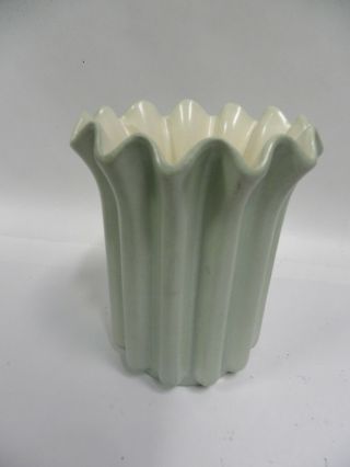 Vintage Modern Eames Era Retro Red Wing 1169 Art Pottery Vase (A6) 5
