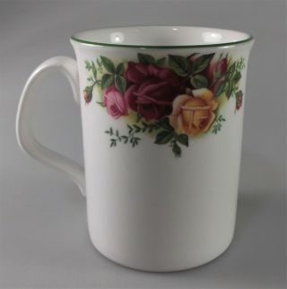 Royal Albert Old Country Roses Mug - Green Trim 3 3/4 " - Perfect