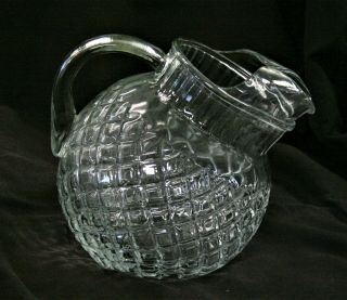 Anchor Hocking Depression Glass Waterford Waffle 42 Oz Ball Pitcher 3 Available