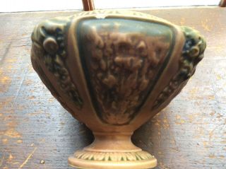 Vintage Roseville Art Pottery Florentine Pattern Vase