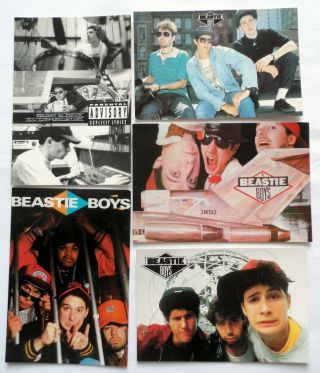 Beastie Boys Postcards 5 X Vintage Beastie Boys Postcards Hip Hop