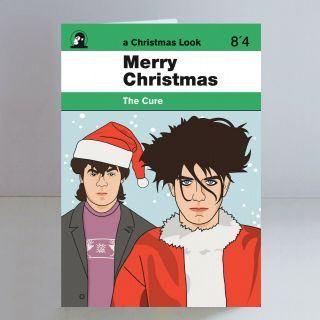 The Cure Ltd Edition A5 Christmas Card Goth Post Punk