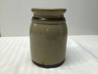 Vintage Beaumont Brothers Pottery Crock Planter Utica,  Ohio Settled 1810 5
