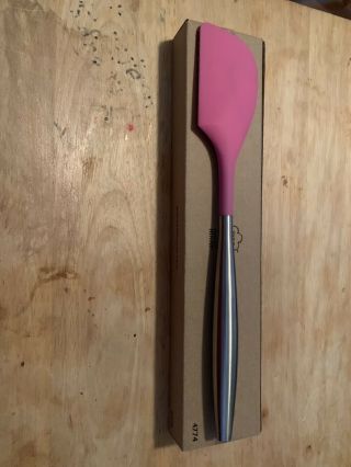 Princess House Culinario Series Pink Spatula Stainless Steel Silicone (4774)