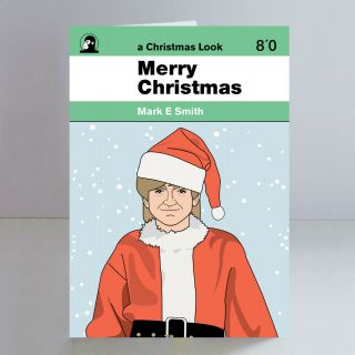 Mark E Smith The Fall Ltd Edition A5 Christmas Card Indie