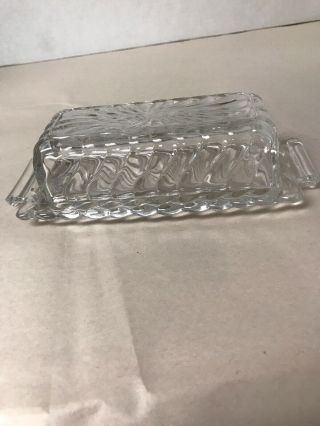 Vintage Fostoria Colony Covered Butter Dish