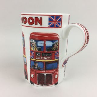 James Sadler Collector Mug London England Double Decker Bus Fine China