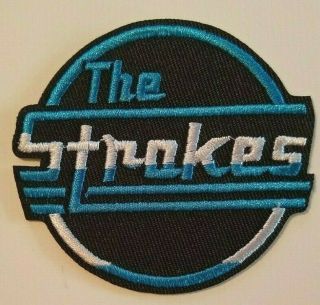 The Strokes Nyc Rockers Embroidered Patch 2 7/8 " X 2 5/8 " Iron On Sew On Collect