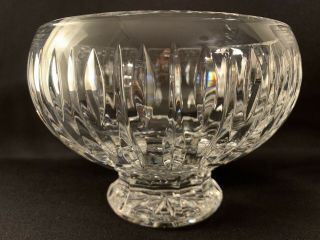 Marquise Waterford Crystal Footed Bowl Serving/fruit
