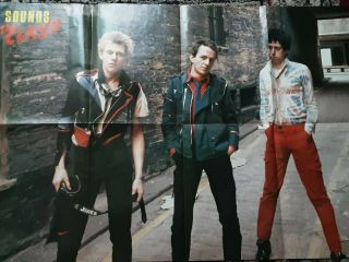Sounds Colour Poster The Clash 1980 