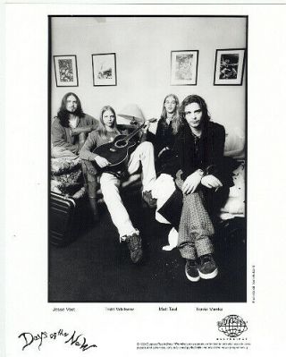 Days Of The,  Classic Official 8x10 Press Photo 1999 Record Company Portrait