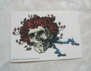 The Grateful Dead Skull And Roses Band Sticker Decal Vinyl 13cm 2004 S - 3016 - C