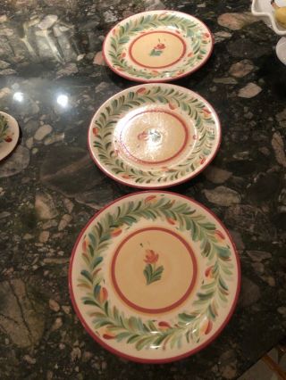 Southern Living At Home Gail Pittman Sienna 3 Dinner Plates.