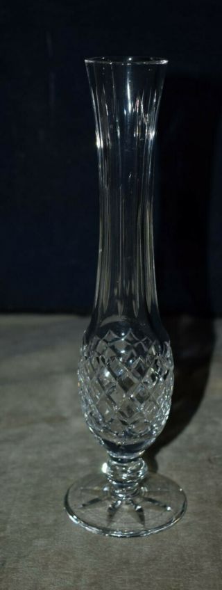 Waterford Cut Crystal Tall Footed Vase - Bud Vase - 9 1/4 " - Lismore
