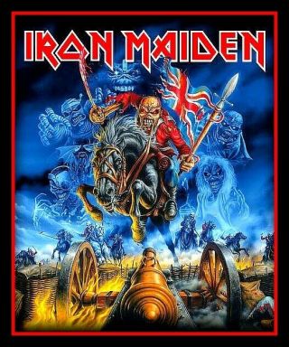 Big 4.  25 " Iron Maiden England 88 