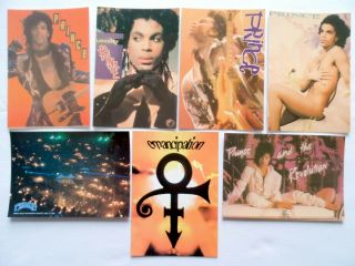 Prince Postcards 7 X Vintage Prince Postcards Lovesexy