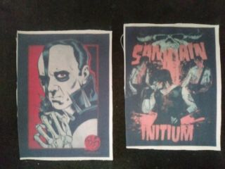 Samhain Patch Of 2 Cavas Misfits,  Samhain,  Danzig.  Jerry Only,  Horror Punk