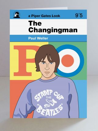 Paul Weller The Changingman Limited Edition A5 Greeting Card The Jam Mod Retro
