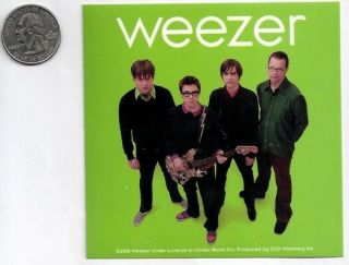 Weezer Vinyl Sticker/decal Rock Music Band Car Bumper