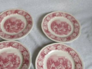 4 Homer Laughlin 9 " Plates Historical America Betsy Ross