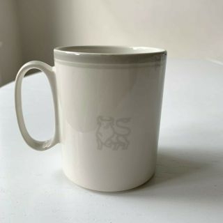 Villeroy & Boch Tiffany & Co.  Merrill Lynch Bull Logo Coffee Mug Cup Porcelain