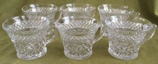 Set (6) Imperial Cape Cod Crystal 2 - 1/2 " Coffee/punch Cups Exc.