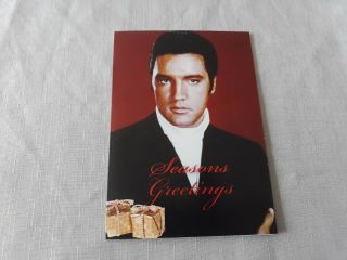 Elvis Presley Christmas Card Official Fan Club 2000s - Like Lovely Item Xmas